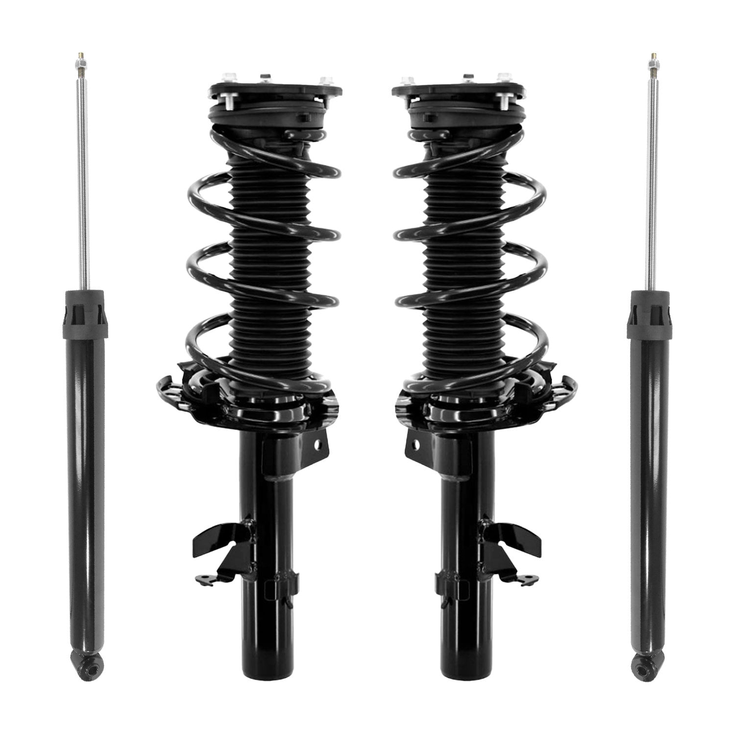 Unity Automotive 4-11087-252150-001 4 Wheel Strut & Shock Absorber Kit Fits 2016-2018 Ford Focus
