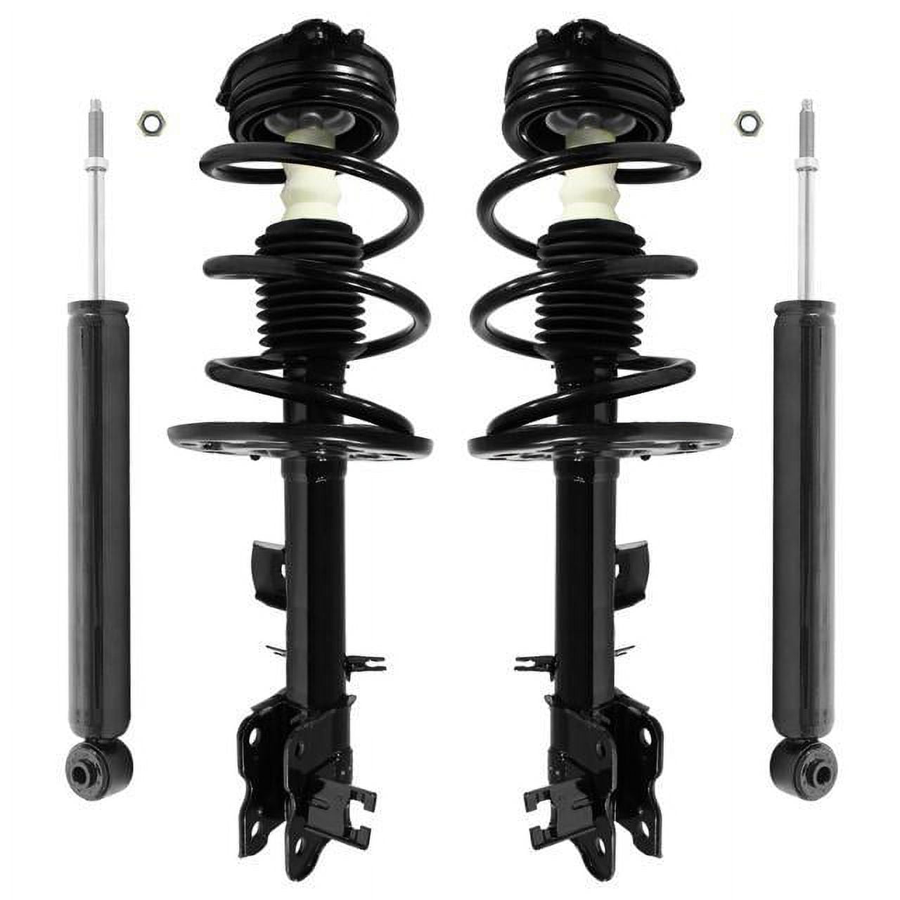 Unity Automotive 4-11763-253620-001 Fnt & Rr Complete Strut Assembly Shock Kit For 2009-2014 Nissan Murano