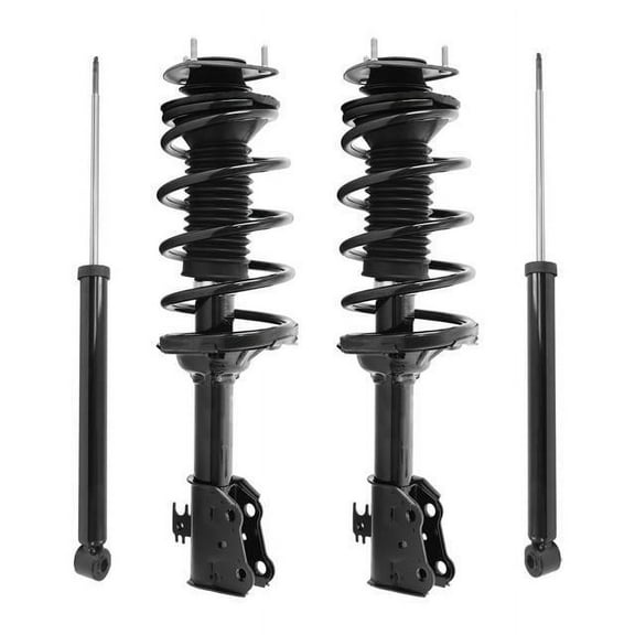 Unity Automotive 4-11790-254120-001 Front and Rear Complete Strut Shock Kit 2000-2005 Toyota Echo