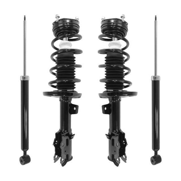 Front & Rear Complete Strut Assembly Shock Kit Compatible for 2011-2013 Compatible ford Fiesta