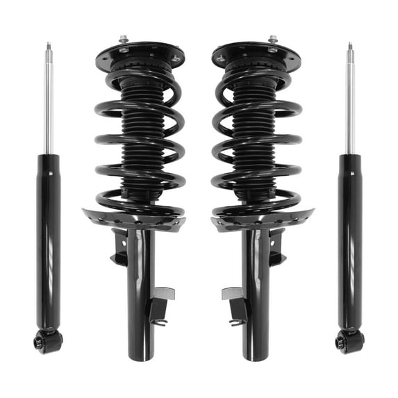 Unity Automotive 4-13301-257200-001 Fnt & Rr Complete Strut Assembly Shock Kit For 2010-2017 Volvo XC60