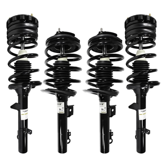 Unity Automotive Front & Rear Complete Strut Assembly Kit Fits 1996-2007 Ford Taurus, 4-11010-15040-001