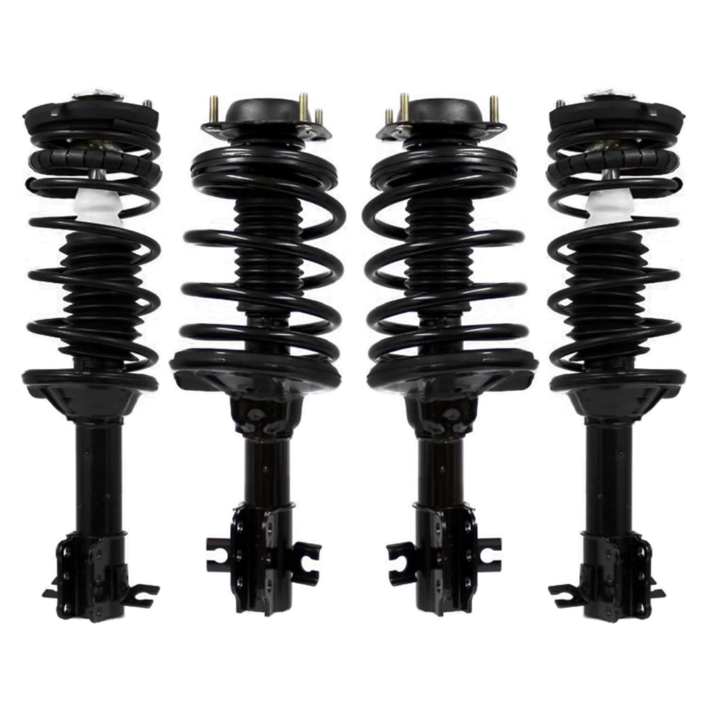 Unity Automotive Front & Rear Complete Strut Assembly Kit Fits 1997-2002 Ford Escort, 4-11120-15010-001