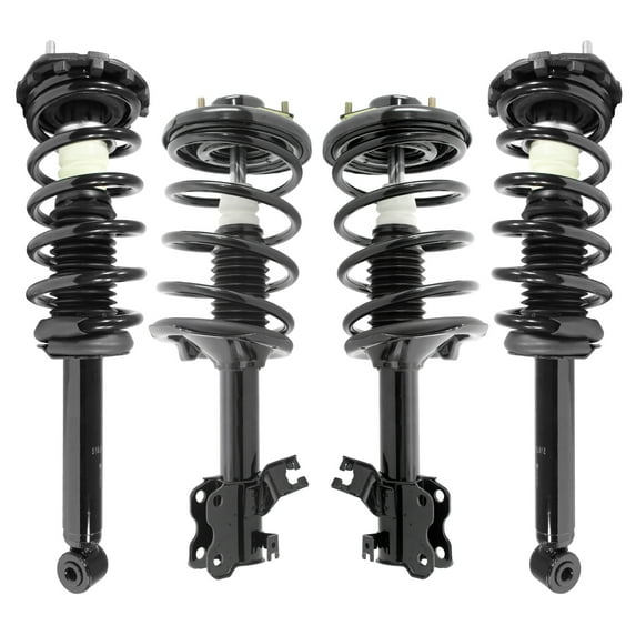 Unity Automotive Front & Rear Complete Strut Assembly Kit Fits 2000-2001 Nissan Maxima, 4-11941-15430-001