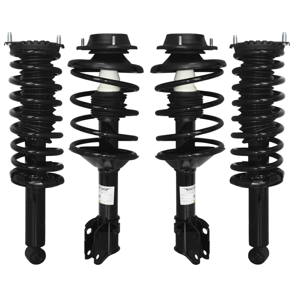 Unity Automotive Front & Rear Complete Strut Assembly Kit Fits 2000-2004 Subaru Outback, 4-11853-15870-001