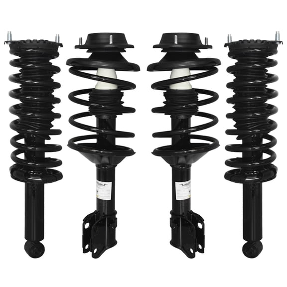 Unity Automotive Front & Rear Complete Strut Assembly Kit Fits 2000-2004 Subaru Outback, 4-11853-15870-001