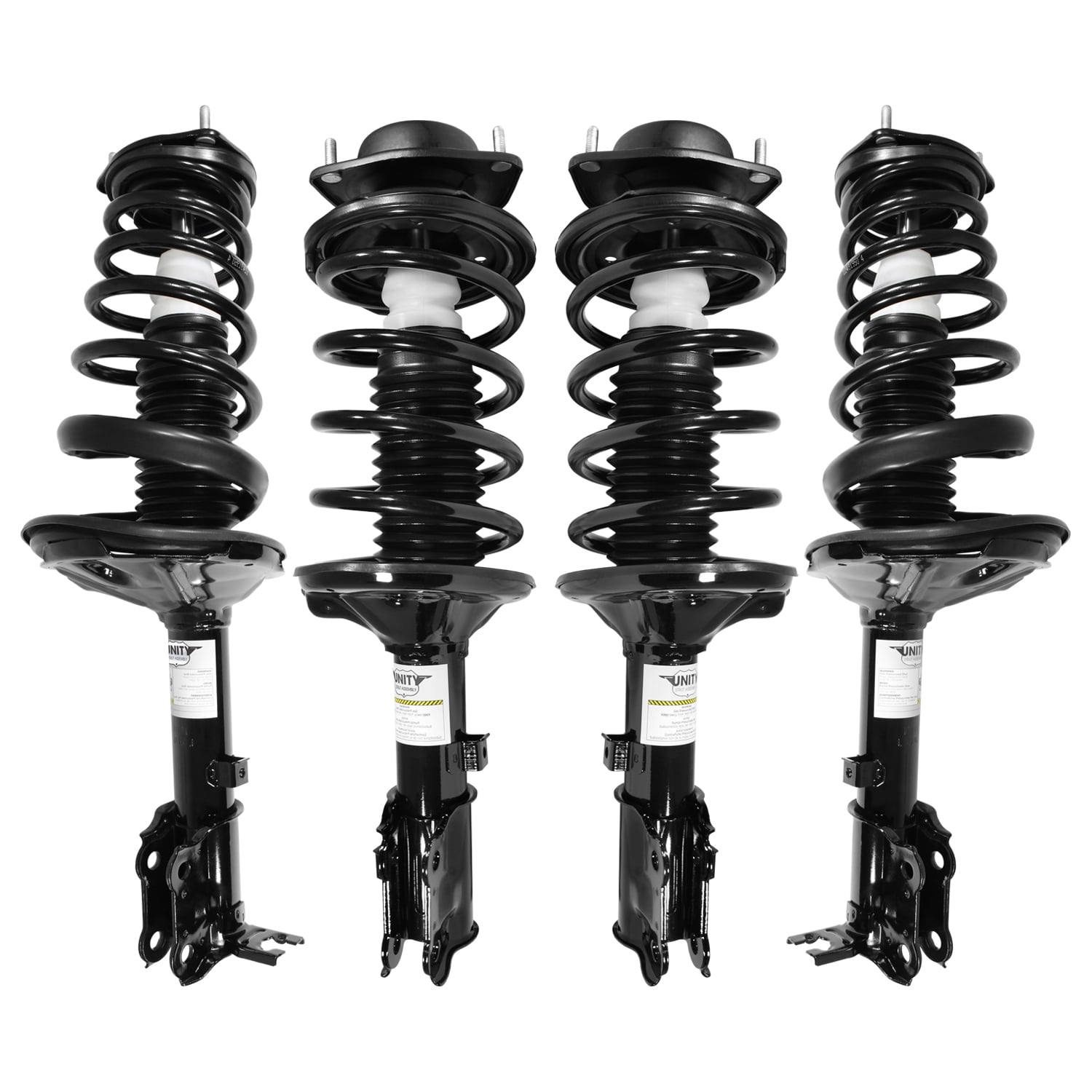 Unity Automotive 4-11141-15111-001 4 Wheel Complete Strut Assembly Kit 2000-2005 Hyundai Accent