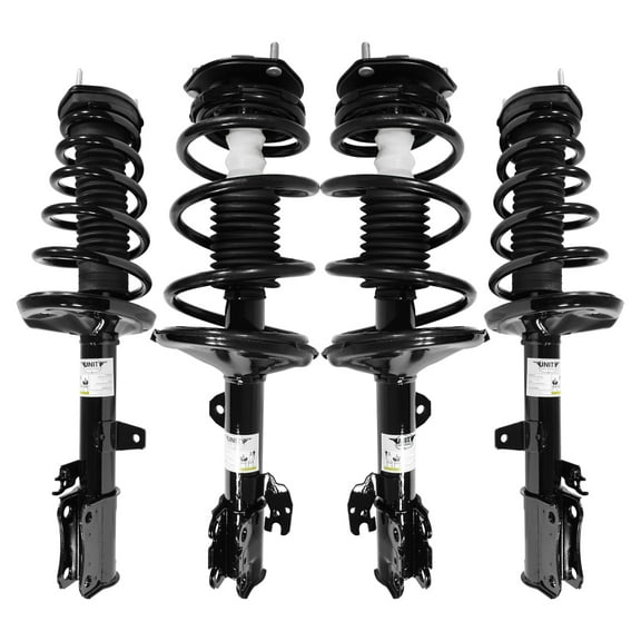 Unity Automotive Front & Rear Complete Strut Assembly Kit Fits 2001-2003 Toyota Highlander, 4-11473-15905-001