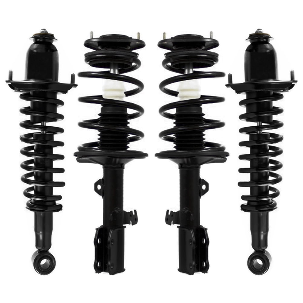 Unity Automotive Front & Rear Complete Strut Assembly Kit Fits 2003-2008 Toyota Corolla, 4-11751-15371-001