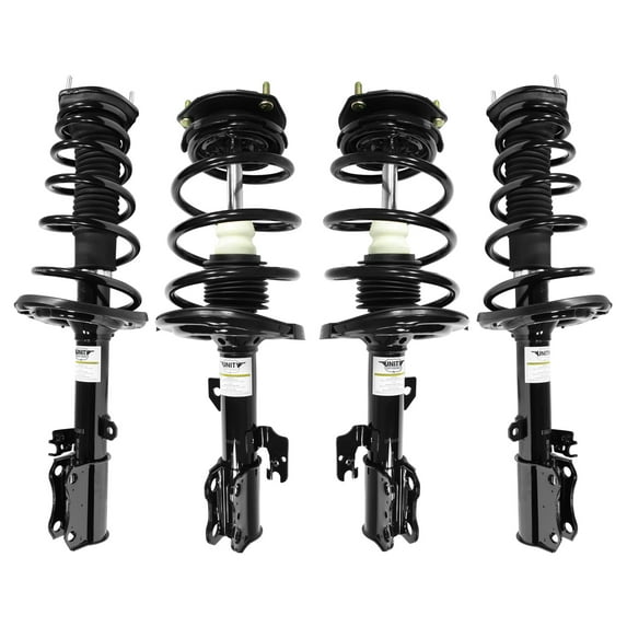 Unity Automotive Front & Rear Complete Strut Assembly Kit Fits 2004-2006 Toyota Camry, 4-11711-15351-001