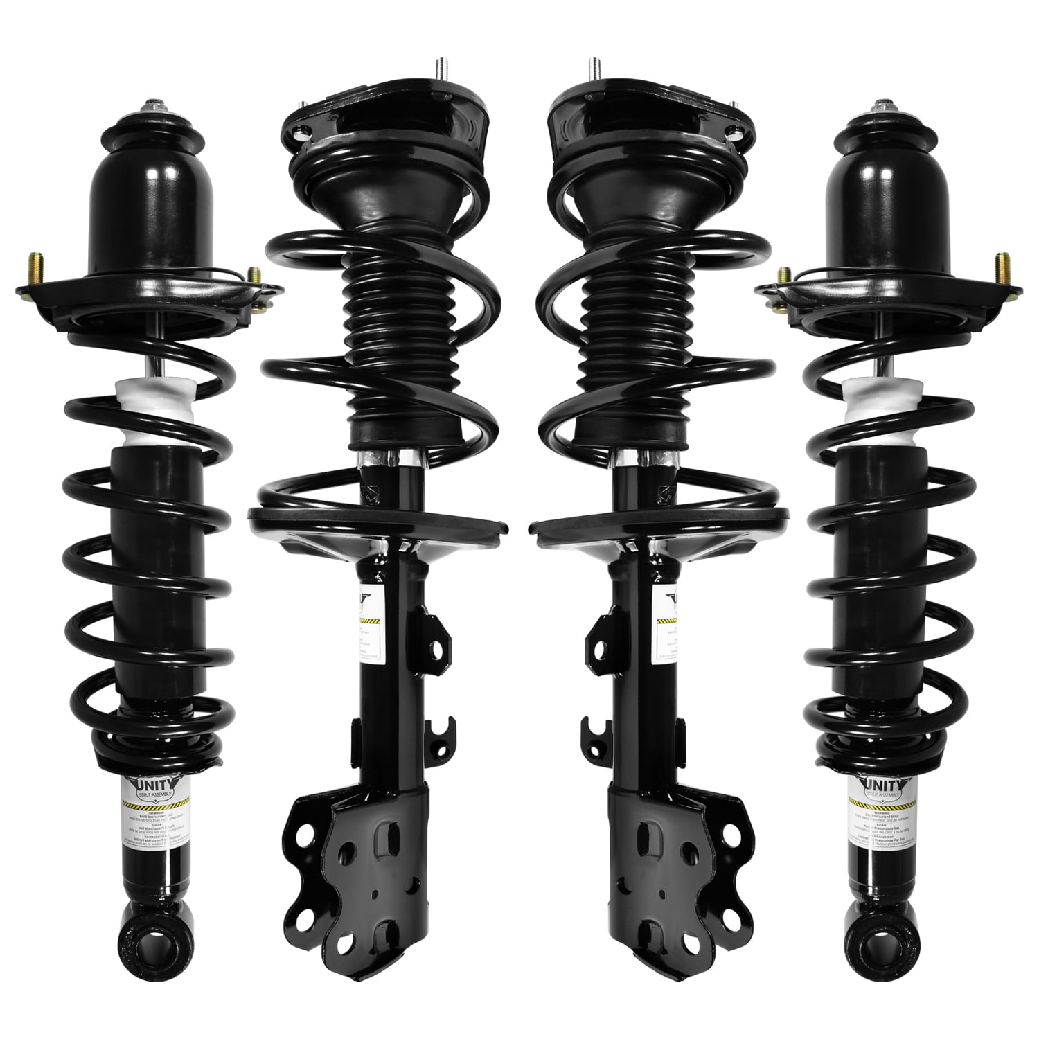 Unity Automotive 4-11101-15373-001 4 Wheel Complete Strut Assembly Kit 2005-2009 Toyota Prius