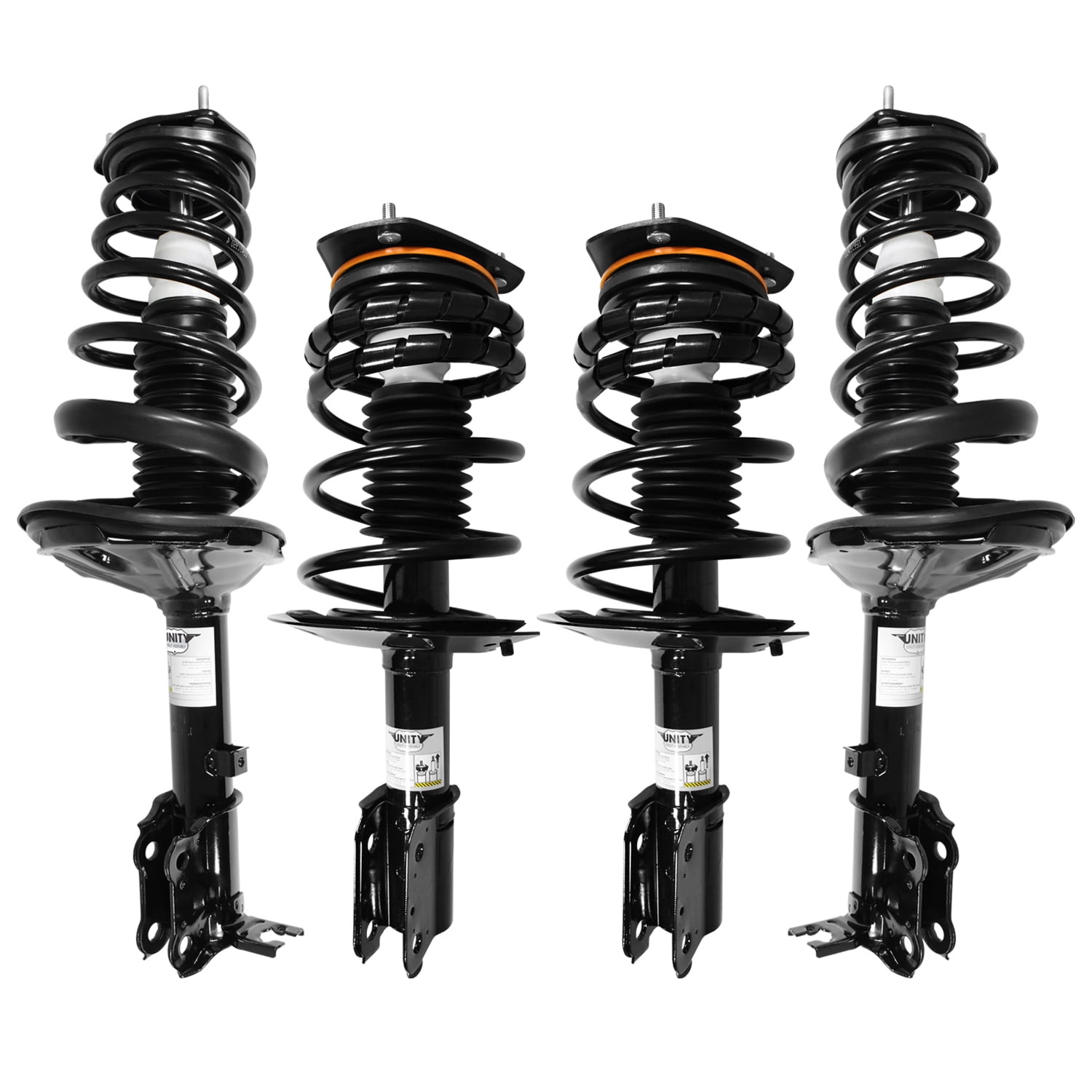 Unity Automotive Front & Rear Complete Strut Assembly Kit Fits 2005-2009 Buick Allure, 4-11020-15311-001