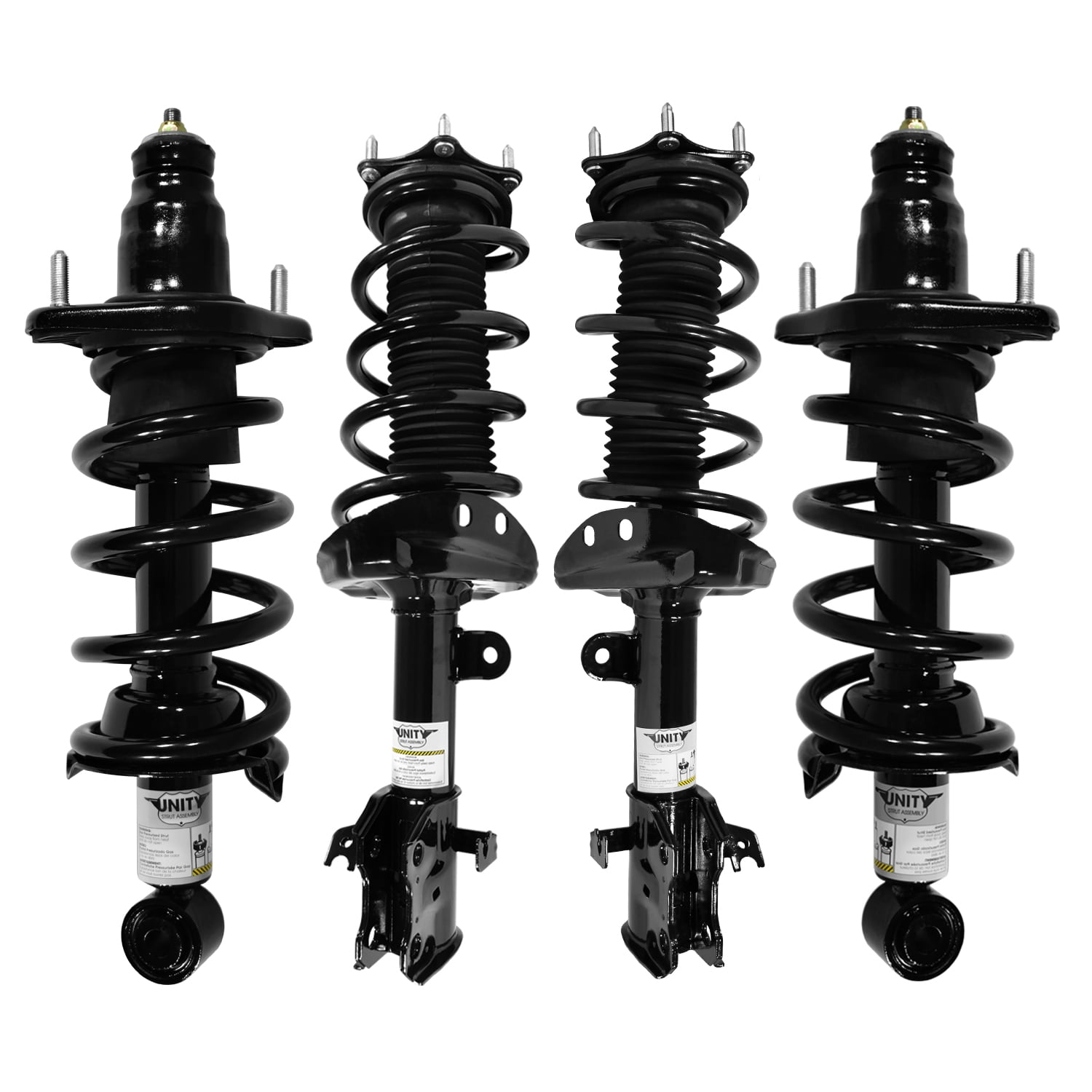 Unity Automotive Front & Rear Complete Strut Assembly Kit Fits 2007-2011 Honda CR-V, 4-11605-15085-001