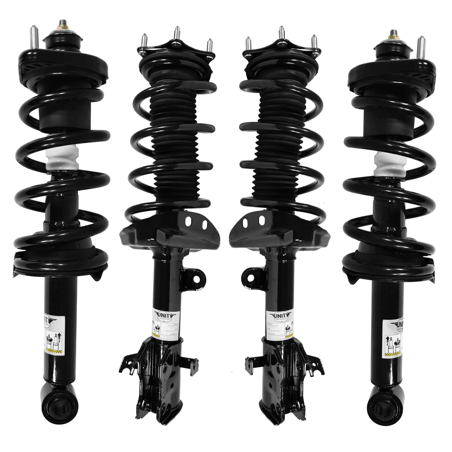 Unity Automotive Front & Rear Complete Strut Assembly Kit Fits 2012-2014 Honda CR-V, 4-11605-15087-001