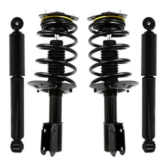 Unity Automotive Front & Rear Complete Strut Assembly Shock Kit Fits 1997-2005 Chevrolet Venture, 4-11210-251130-001