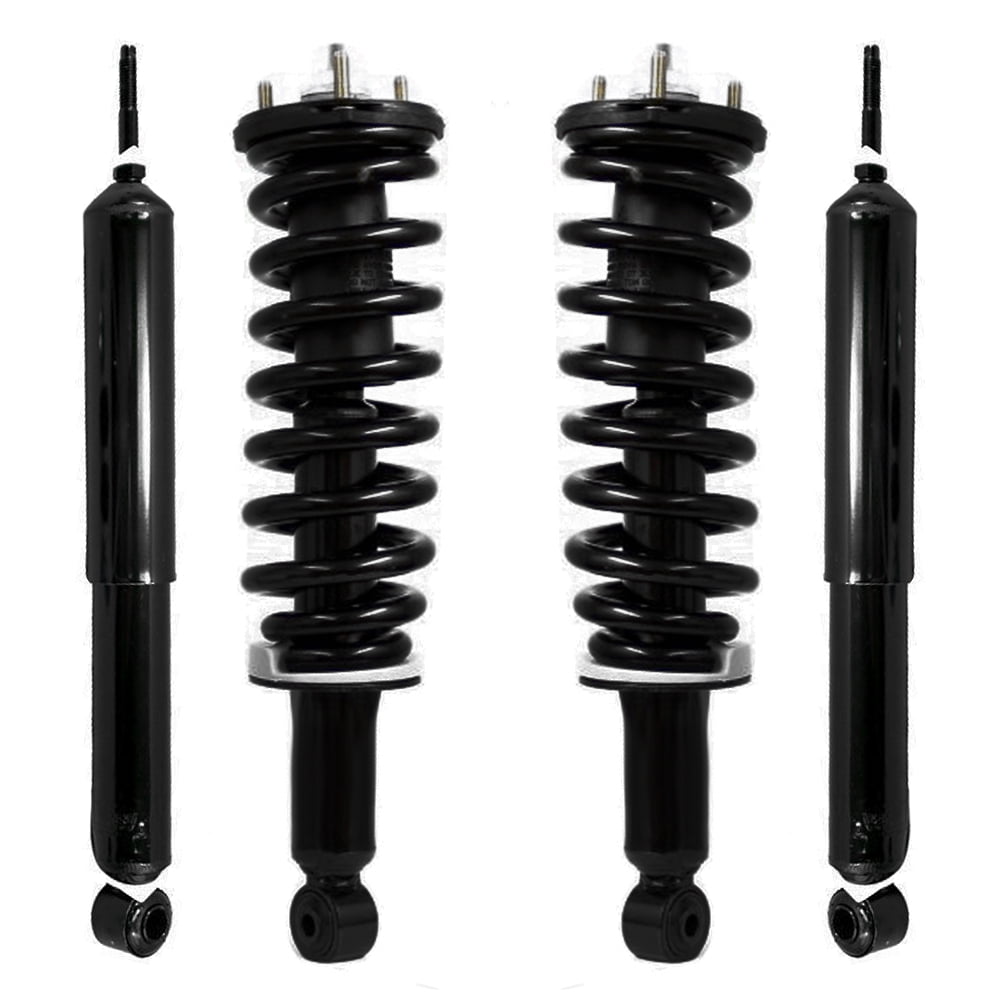 Unity Automotive Front & Rear Complete Strut Assembly Shock Kit Fits 2001-2007 Toyota Sequoia, 4-11381-254090-001