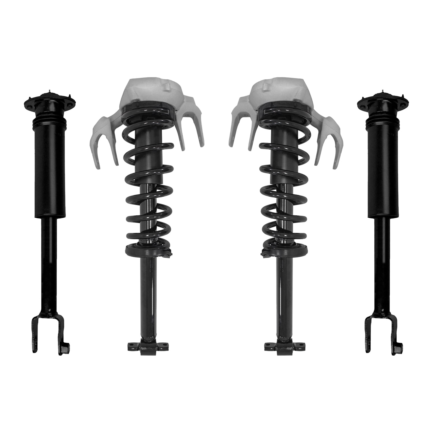 Unity Automotive Front & Rear Complete Strut Assembly Shock Kit Fits 2003-2007 Cadillac CTS, 4-11703-251160-001