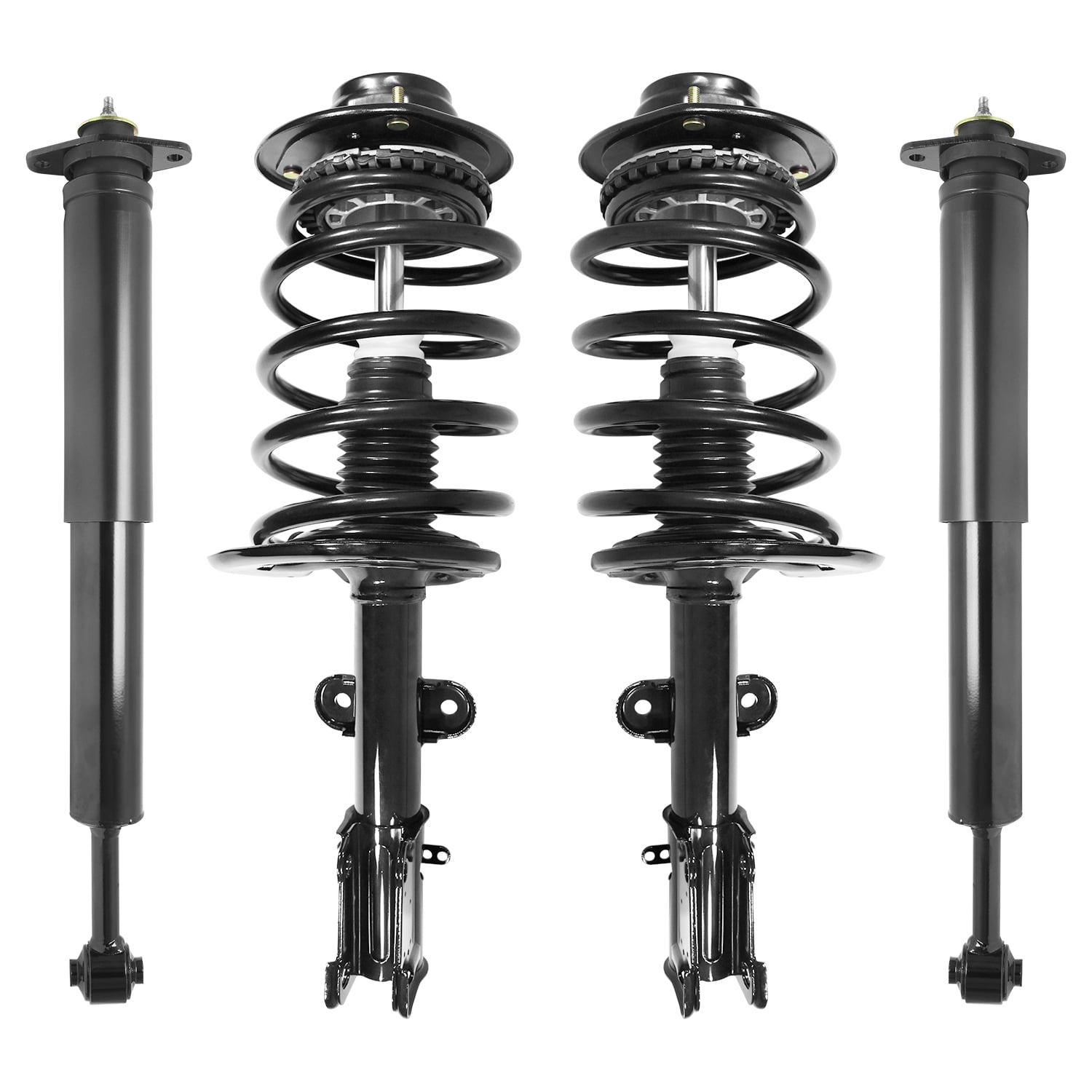 Unity Automotive Front & Rear Complete Strut Assembly Shock Kit Fits 2004-2008 Chrysler Pacifica, 4-11173-253060-001