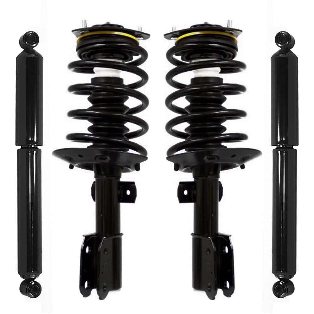 Unity Automotive Front & Rear Complete Strut Assembly Shock Kit Fits 2005-2007 Buick Terraza, 4-11190-251130-001