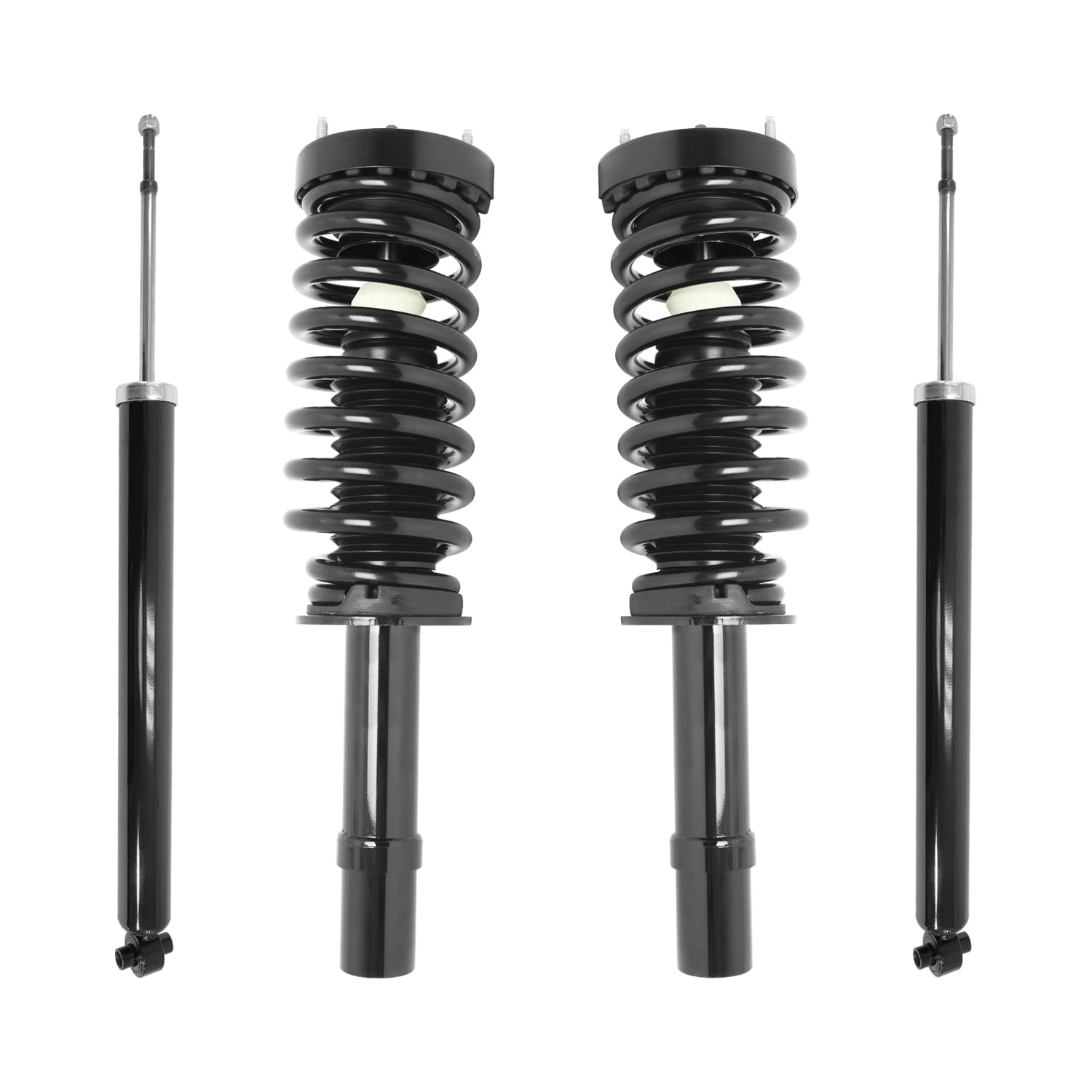 Unity Automotive Front & Rear Complete Strut Assembly Shock Kit Fits 2005-2010 Chrysler 300 AWD, 4-11261-253230-001