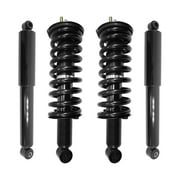 Unity Automotive Front & Rear Complete Strut Assembly Shock Kit Fits 2005-2015 Nissan Xterra RWD, 4-11290-255250-001