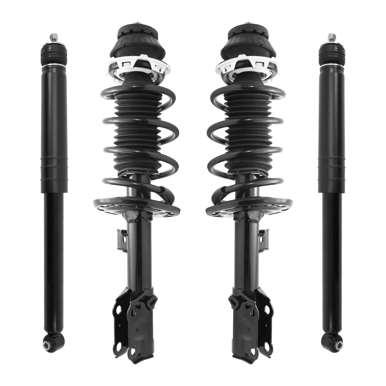 Unity Automotive Front & Rear Complete Strut Assembly Shock Kit Fits 2006-2008 Honda Fit, 4-11411-250060-001