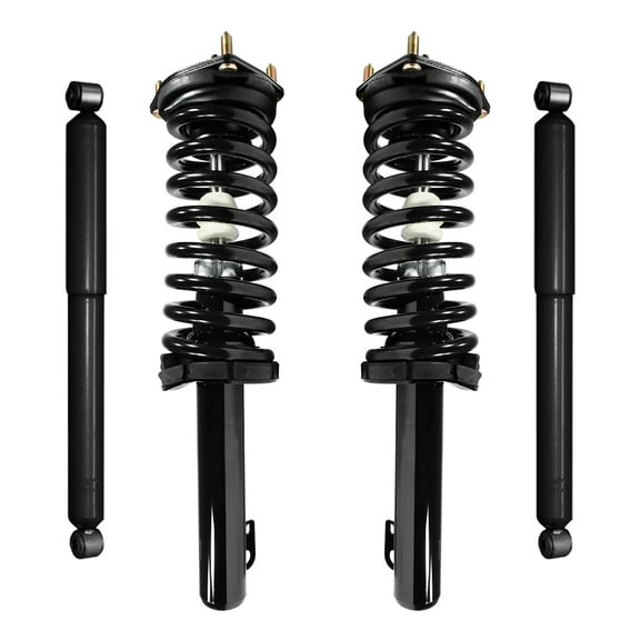 Unity Automotive Front & Rear Complete Strut Assembly Shock Kit Fits 2006-2010 Jeep Commander, 4-11211-259120-001