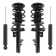 Unity Automotive Front & Rear Complete Strut Assembly Shock Kit Fits 2007-2013 Volvo S80, 4-11493-259310-001