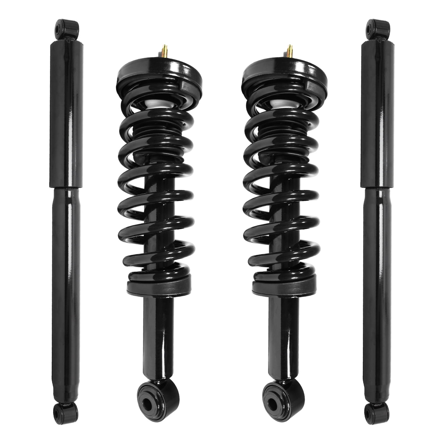 Unity Automotive Front & Rear Complete Strut Assembly Shock Kit Fits 2009-2013 Ford F-150, 4-11306-252600-001