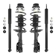 Unity Automotive Front & Rear Complete Strut Assembly Shock Kit Fits 2009-2014 Honda Fit, 4-11311-253300-001