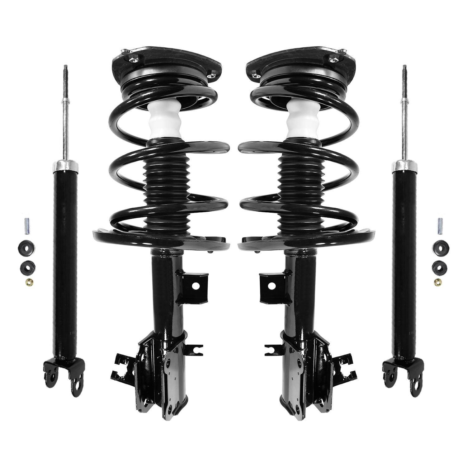 Unity Automotive Front & Rear Complete Strut Assembly Shock Kit Fits 2009-2014 Nissan Maxima, 4-11335-255130-001