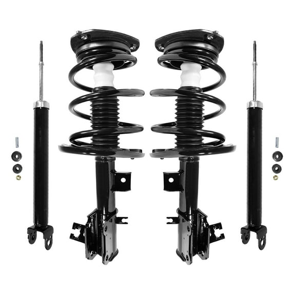Unity Automotive Front & Rear Complete Strut Assembly Shock Kit Fits 2009-2014 Nissan Maxima, 4-11335-255130-001