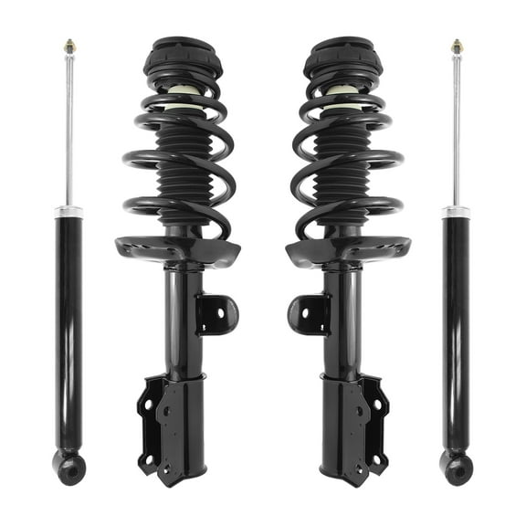 Unity Automotive Front & Rear Complete Strut Assembly Shock Kit Fits 2011-2012 Chevrolet Volt, 4-11053-251180-001