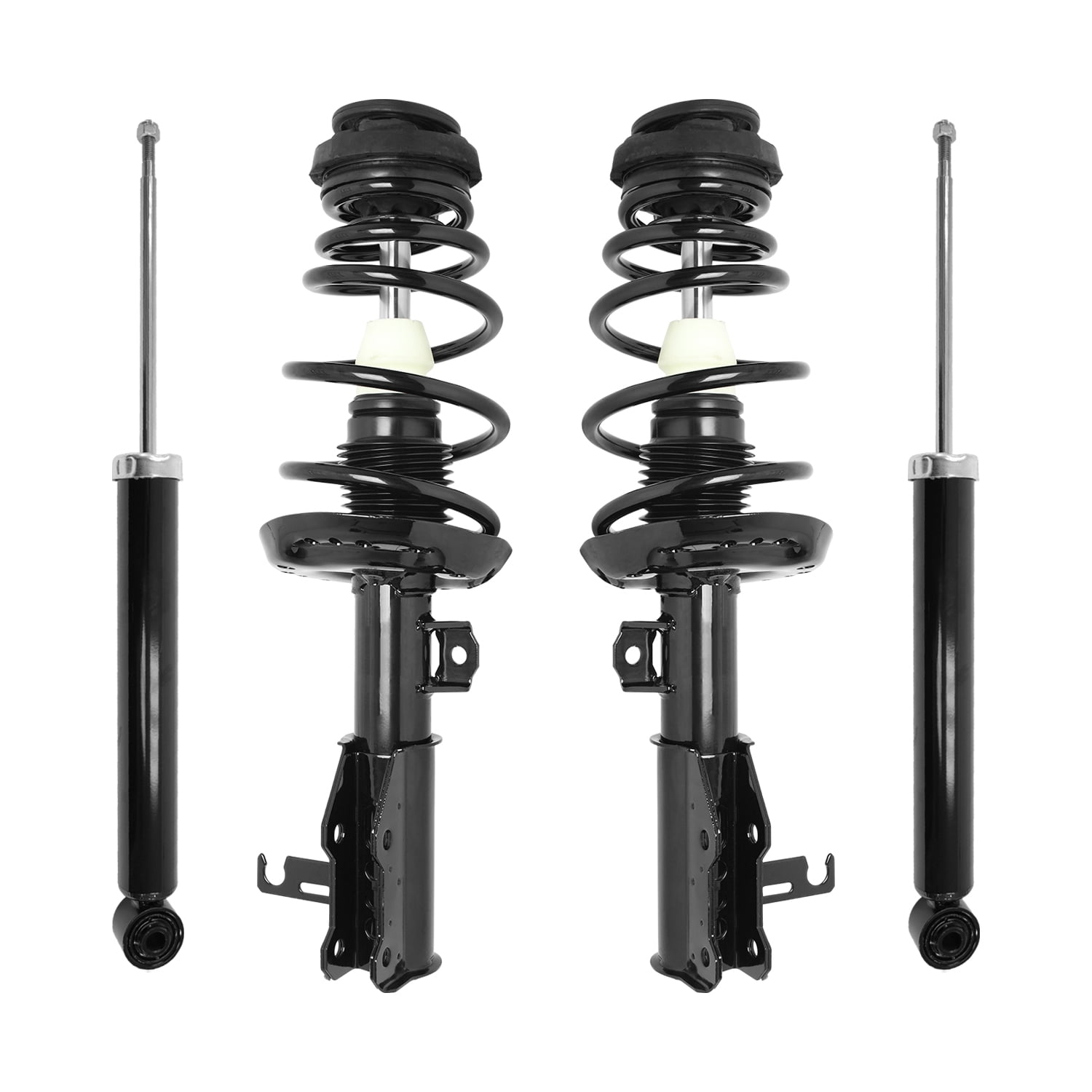 Unity Automotive Front & Rear Complete Strut Assembly Shock Kit Fits 2011-2017 Buick Regal FWD , 4-11027-251340-001