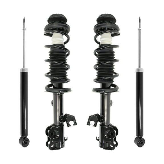 Unity Automotive Front & Rear Complete Strut Assembly Shock Kit Fits 2012-2020 Nissan Versa, 4-11359-255140-001