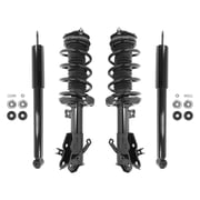 Unity Automotive Front & Rear Complete Strut Assembly Shock Kit Fits 2013-2015 Honda Civic Sedan, 4-11325-253080-001