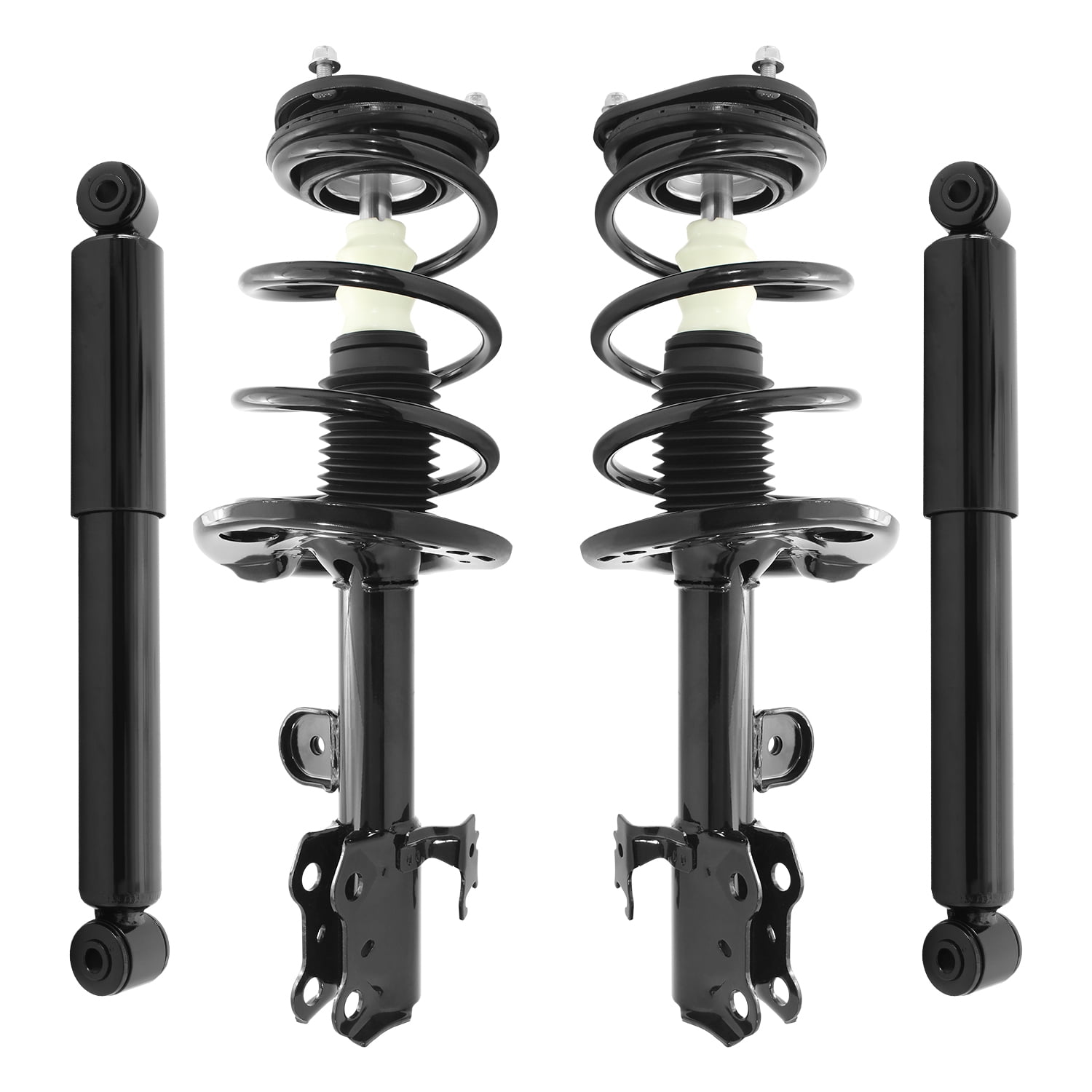 Unity Automotive Front & Rear Complete Strut Assembly Shock Kit Fits 2013-2017 Toyota RAV4, 4-11245-254060-001