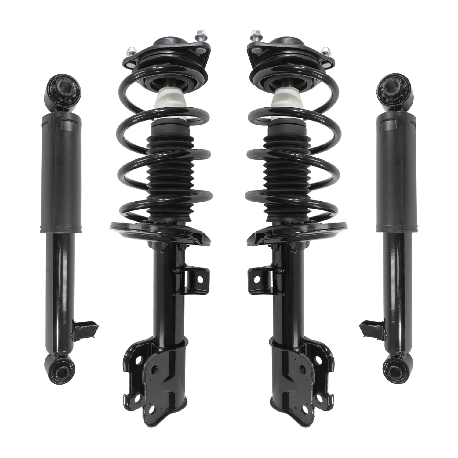 Unity Automotive Front & Rear Complete Strut Assembly Shock Kit Fits 2013-2018 Hyundai Santa Fe, 4-11365-259070-001