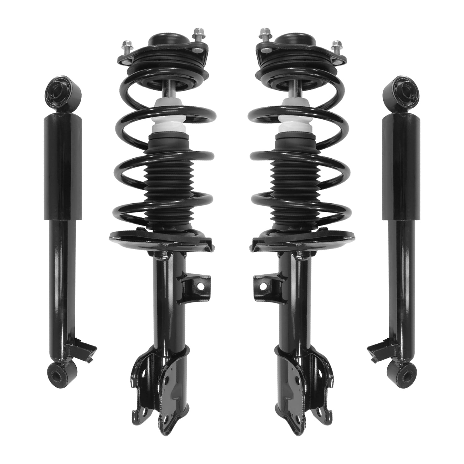 Unity Automotive Front & Rear Complete Strut Assembly Shock Kit Fits 2014-2015 Kia Sorento, 4-11367-259060-001