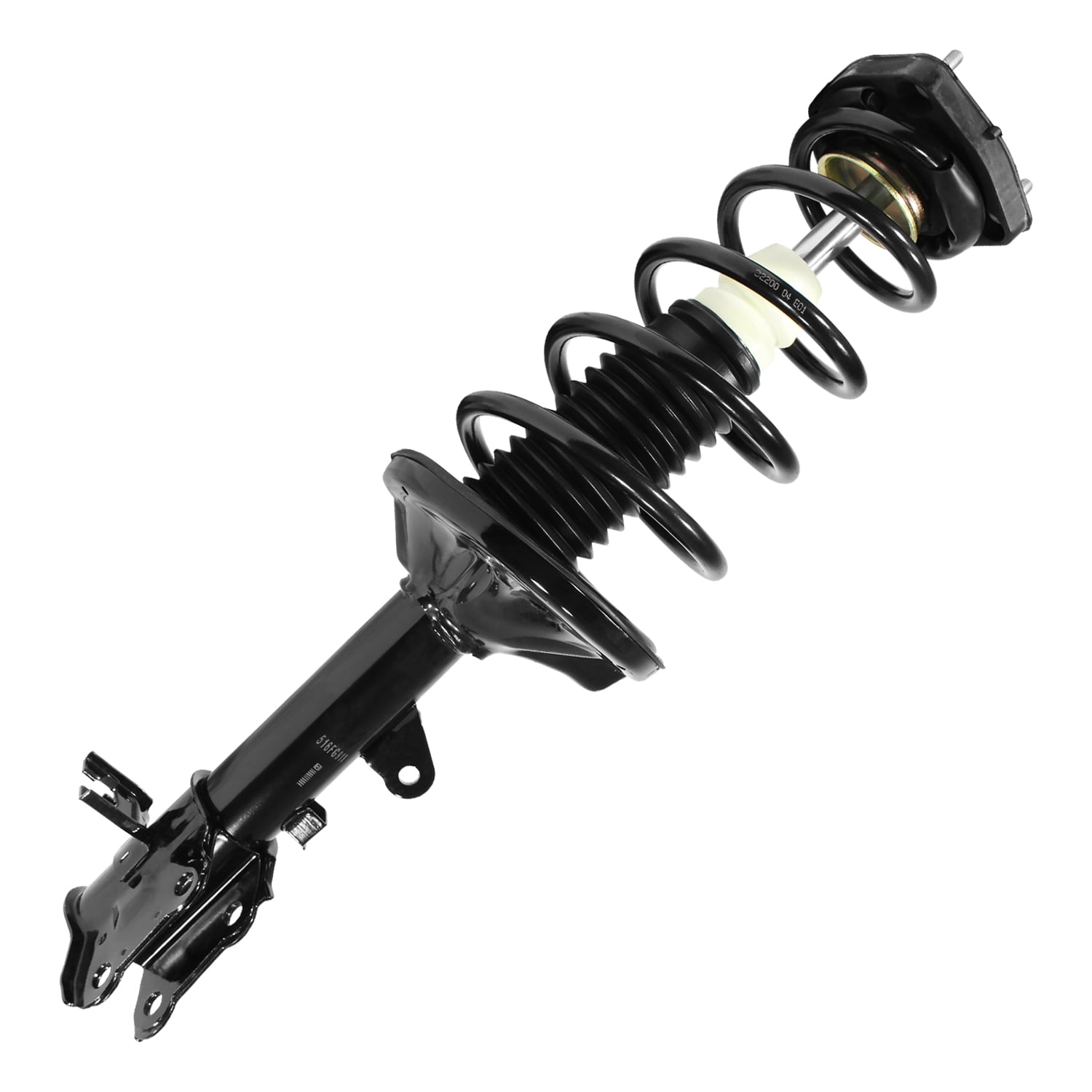 Unity Automotive Rear Left Complete Strut Assembly Fits 2000-2006 Hyundai Elantra, 15911