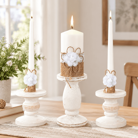 Unity Candle Set for Wedding Ceremony Reception