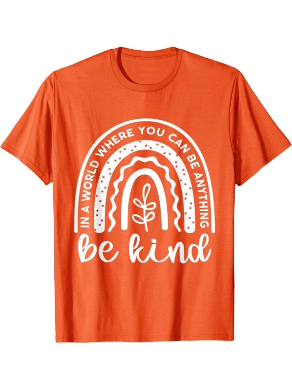 Unity Day Orange Anti Be Kind Rainbow Kindness T-shirt