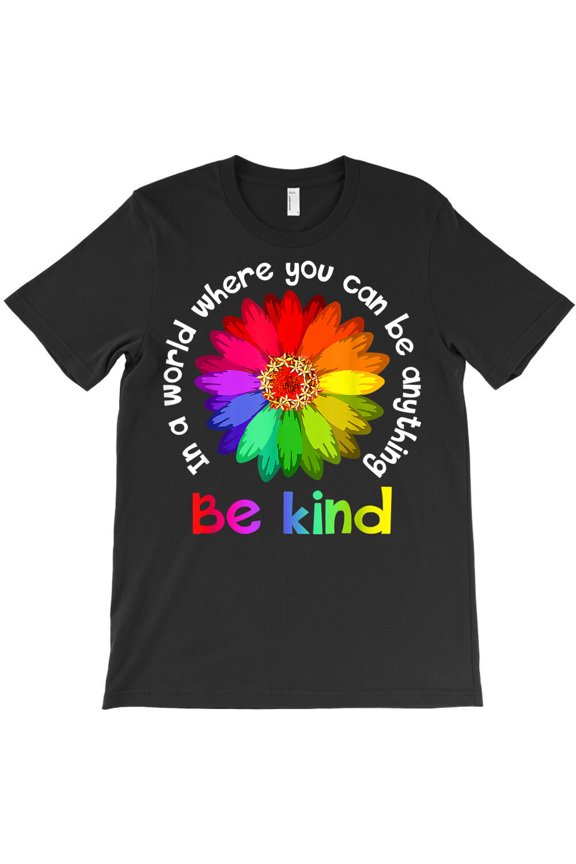 Unity Day in a World Where You Can Be Anything Be Kind Themed Graphic - Eco-friendly InkPerfect for Any Occasion G34980 Unisex T-Shirt, Up to Size 5XL