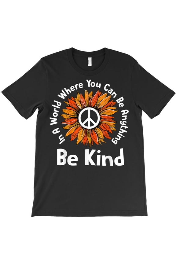 Unity Day in a World Where You Can Be Anything Be Kind Themed Graphic - Breathable Material G34966 Unisex T-Shirt, Up to Size 5XL