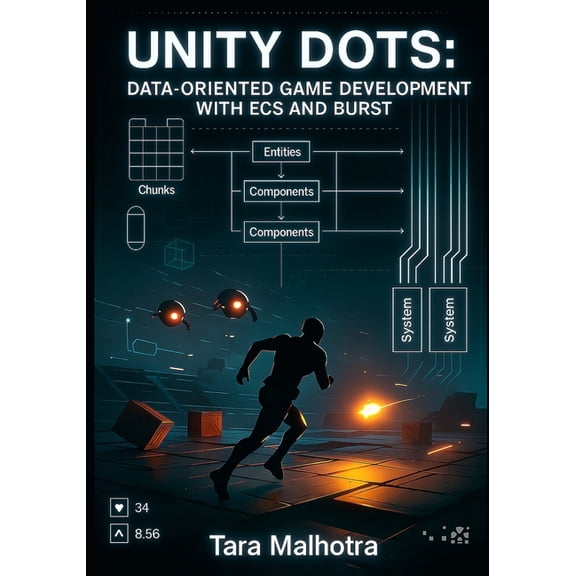 Unity Dots Data-Oriented Game Development with Ecs and Burst: Build High-Performance Games Using Entity Component System, (Paperback)
