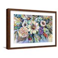 thumbnail image 1 of Art.com Unity Art Print by Jeanette Vertentes, Brown Frame Wall Art, 23" x 17", 1 of 5