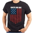 thumbnail image 1 of Unity Freedom Patriotic American Flag Plus Size Crewneck Graphic Tee Shirt Brisco Brands 2X, 1 of 6
