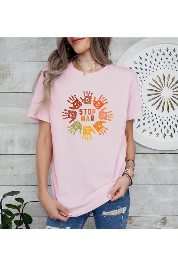Unity of Hands Shirt, Stop Wars Shirt, Anti War Tshirt, War Protests Shirt, Human Rights Shirt, Activist Shirt,Be Kind Shirt,Peace Tee Shirt TSHIRT All Size S-5XL