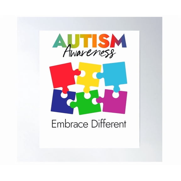 Unity In Diversity Autism Awareness Puzzle Wall Art Home Decor Office Wall Art Home Decor Office Wall Art