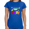 thumbnail image 1 of Unity LGBT Flag Gay Pride Month Rainbow Lesbian Transgender Womens Shirts, 1 of 8